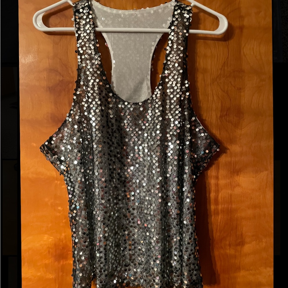 Boutique sequin tank top